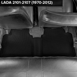 3D коврики EVA с бортами Lada 2101, 2102, 2103, 2104, 2105, 2106, 2107 (1970-2012)