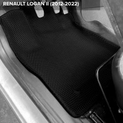 3D коврики EVA с бортами Renault Logan II (2012-2022)