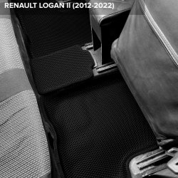3D коврики EVA с бортами Renault Logan II (2012-2022)