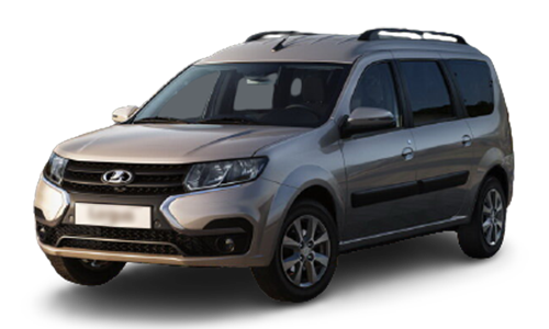 2D коврики EVA в салон и багажник на Lada Largus I (FL) рестайлинг, 7 мест (2021-н.в.)