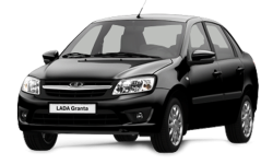 2D коврики EVA в салон и багажник на Lada Granta седан (2011-2018)