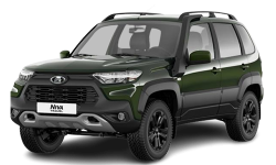 2D коврики EVA в салон и багажник на Lada Niva Travel (2020-н.в.)