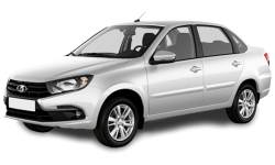 3D коврики EVA с бортами в салон на Lada Granta FL седан, лифтбек, универсал (2018-н.в.)